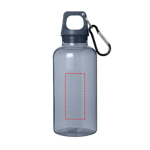 Oregon 400 ml waterfles van RCS-gecertificeerd gerecycled plastic met karabijnhaak