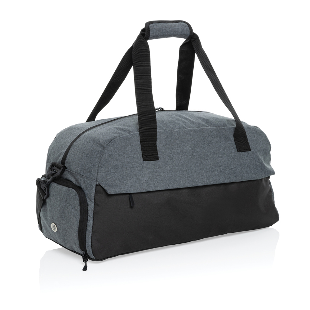 Kazu AWARE™ RPET basic weekendtas - voor bedrijven en relatiegeschenken - grijs (± PMS Grey)