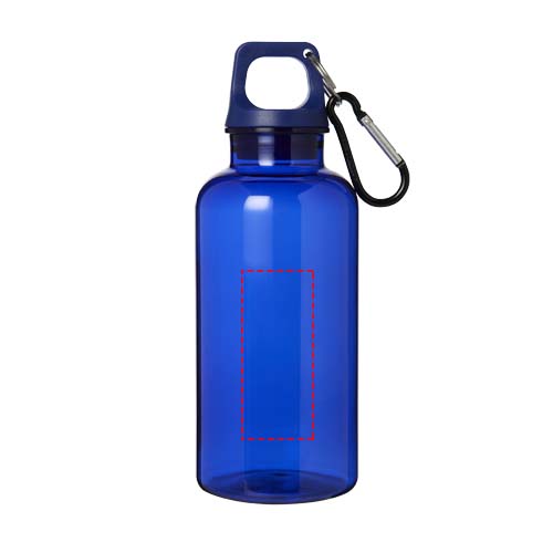Oregon 400 ml waterfles van RCS-gecertificeerd gerecycled plastic met karabijnhaak