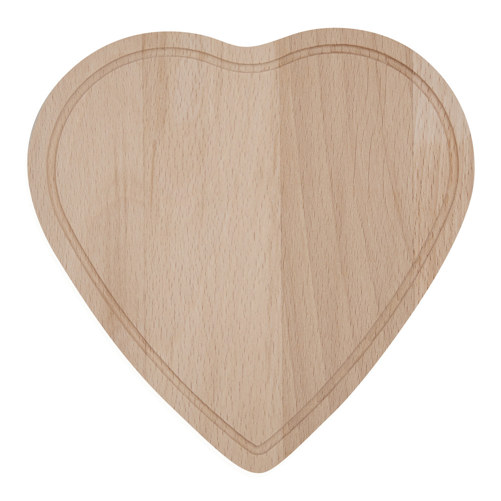 WOODEN HEART - Snijplank - kopen of bedrukken