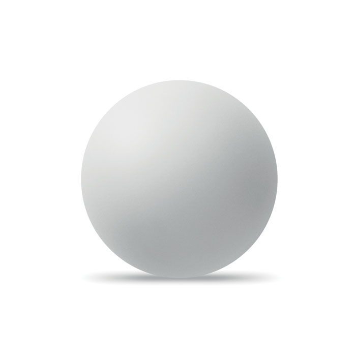FUNBALL - Rubberen stuiterbal. - kopen of bedrukken - wit