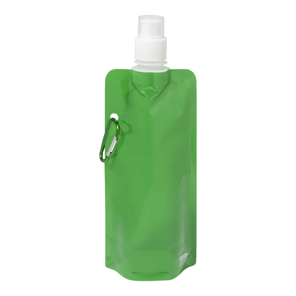 Carabol - opvouwbare RPET fles - met logo of onbedrukt bestellen - Groen