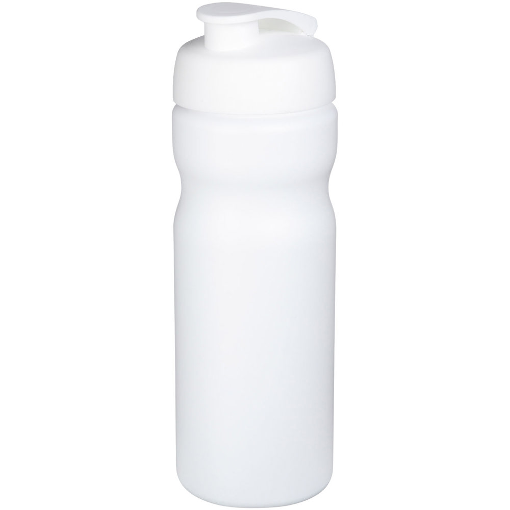 Baseline® Plus 650 ml sportfles met kanteldeksel - met logo of onbedrukt bestellen - wit
