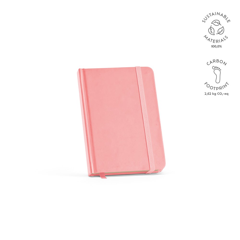 Marquez A6 notitieboek gerecycled papier 70 gsm - voor bedrijven en relatiegeschenken - Roze