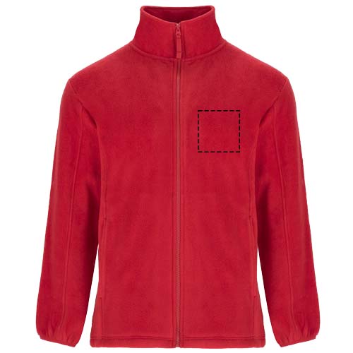 Artic fleece herenjack met volledige rits