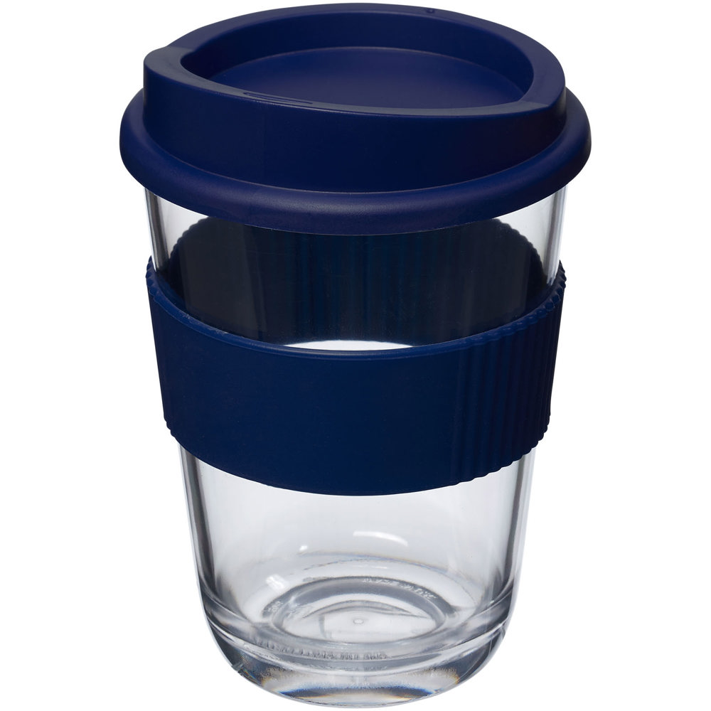 Americano® Cortado 300 ml beker met grip - voor bedrijven en relatiegeschenken - blauw