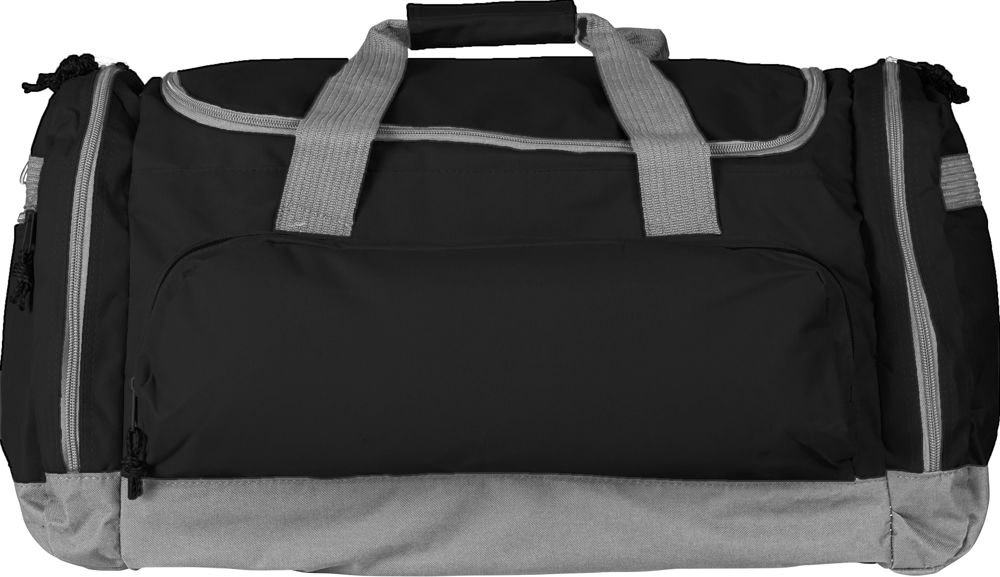 Polyester (600D) sporttas Lorenzo - voor bedrijven en relatiegeschenken - zwart