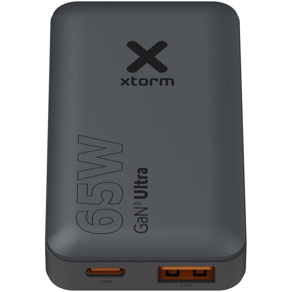 Xtorm snellader voor op reis van 65 W met kabel en reisetui