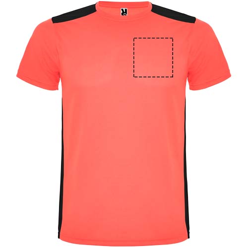 Detroit 130 g/m² unisex sportshirt met korte mouwen