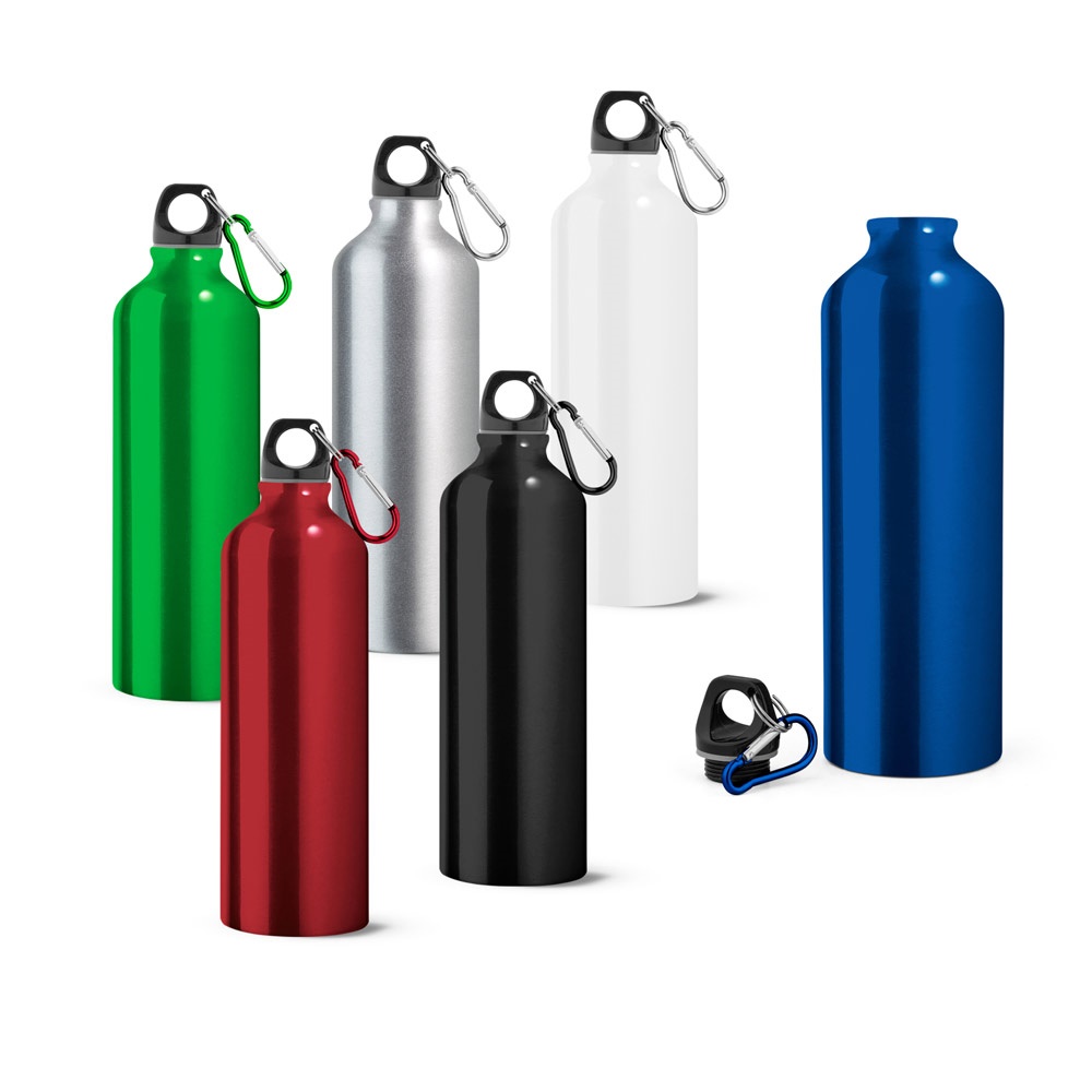 LANDSCAPE L. Aluminium sportfles met karabijnhaak 800 mL - kopen of bedrukken