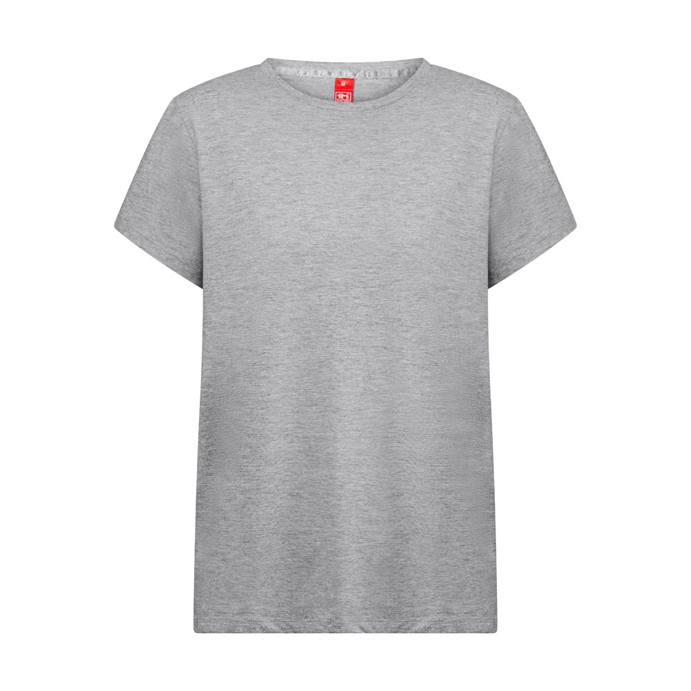THC SOFIA REGULAR. Dames-T-shirt (normaal model) - voor bedrijven en relatiegeschenken - Heide licht grijs