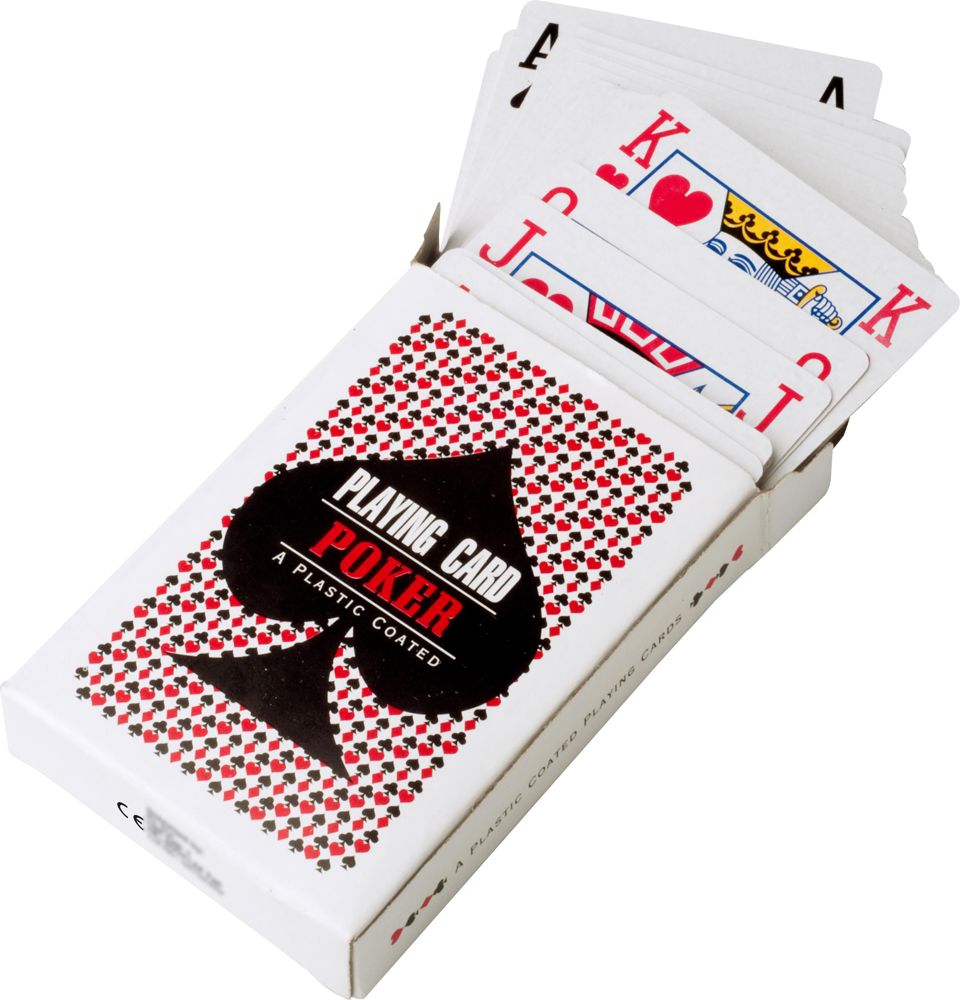 Kartonnen box met speelkaarten Anton