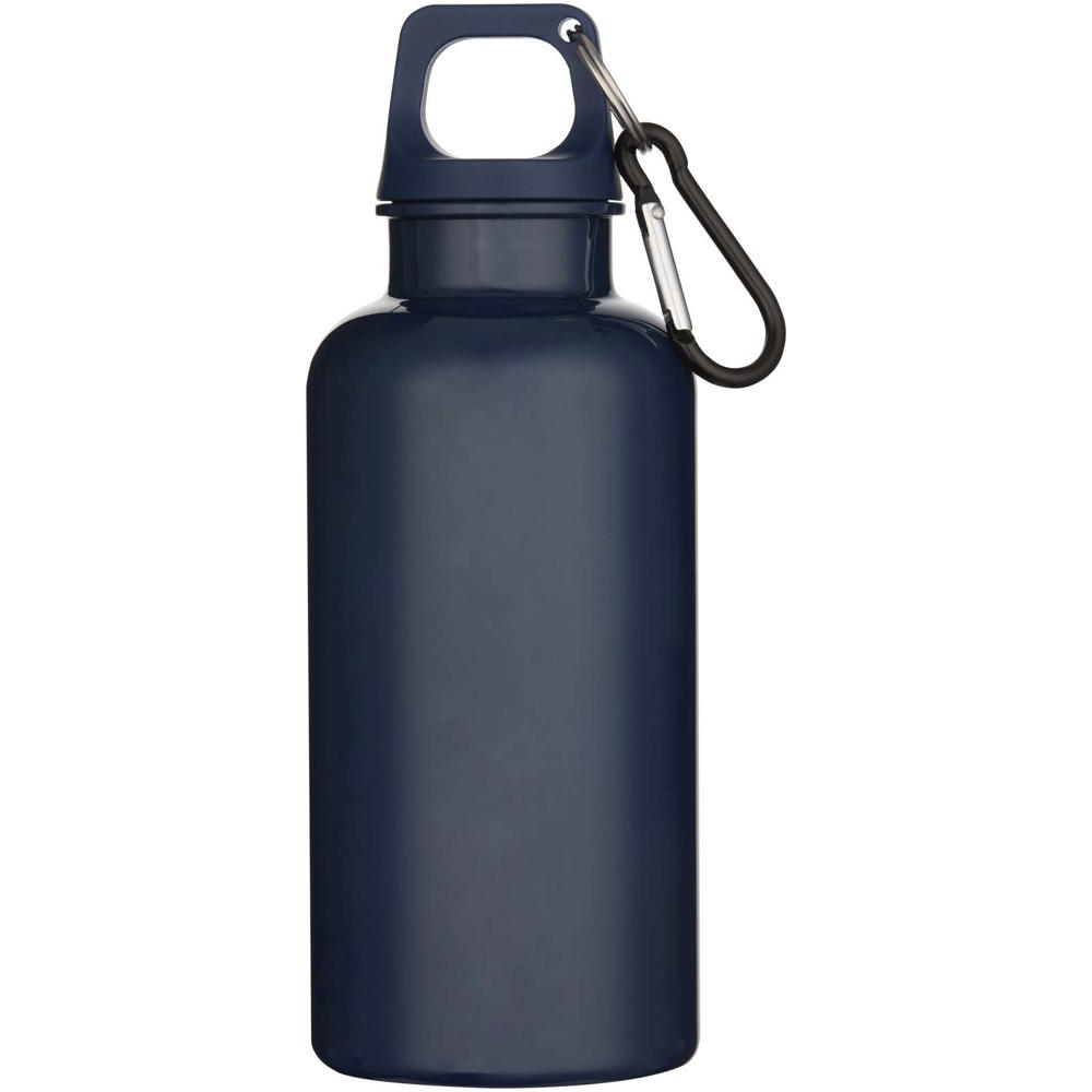 Oregon 400 ml effen waterfles van RCS gecertificeerd gerecycled plastic met karabijnhaak 