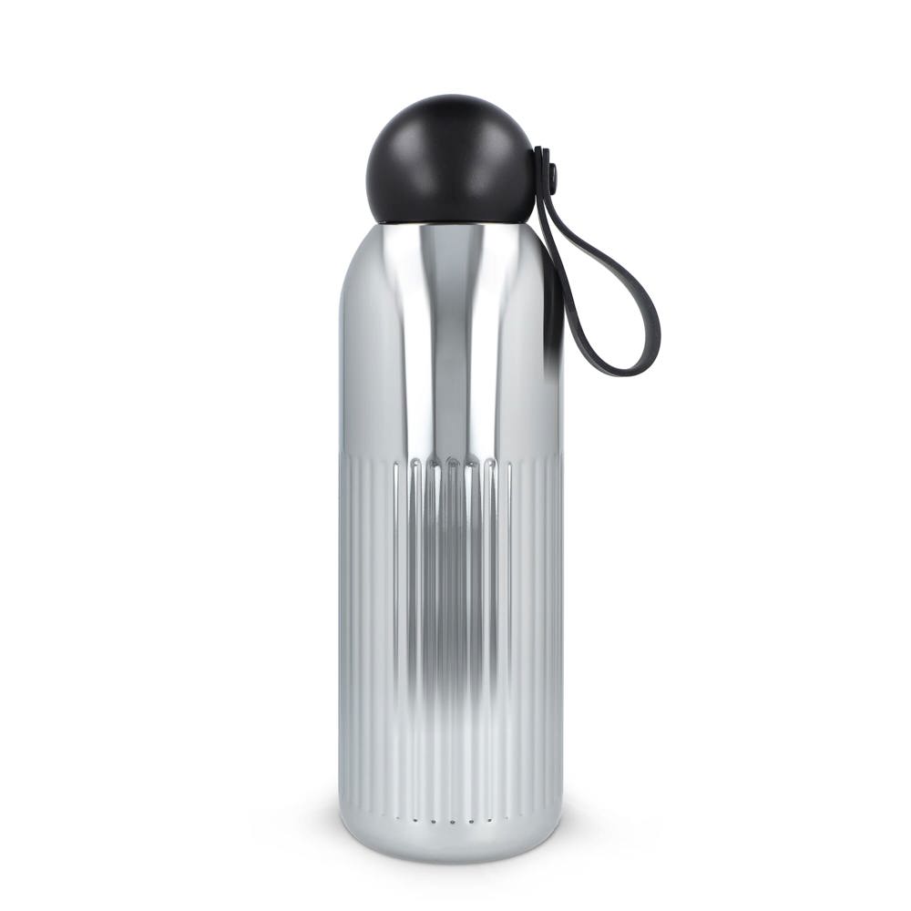 Sagaform Tekla stalen fles chroom (gerecycled) 500 ml