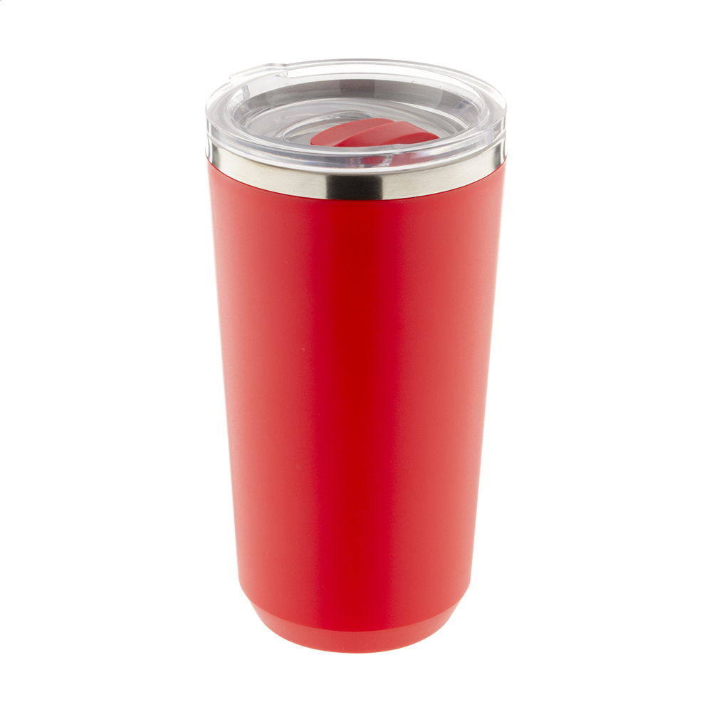 Lungogo - thermo beker - bedrukt of onbedrukt verkrijgbaar - Rood