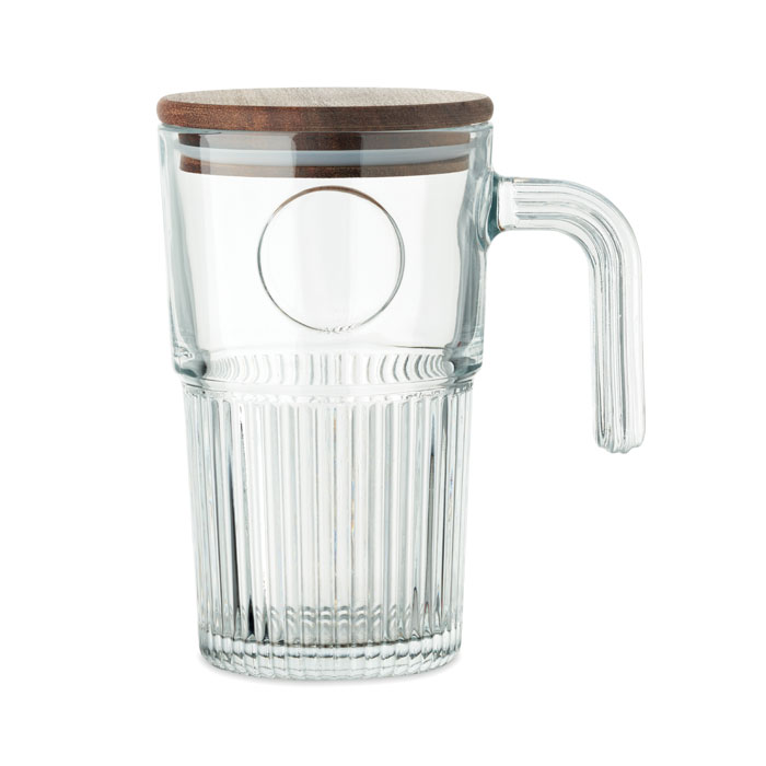 VITRIO JAR - Glazen mok 450ml - bedrukt of onbedrukt verkrijgbaar