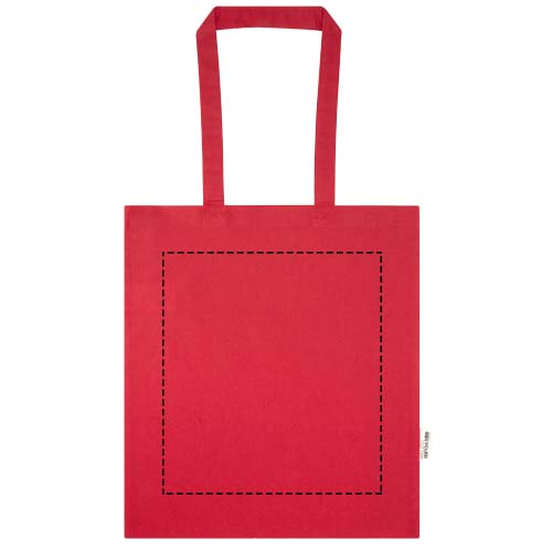 Madras Blend draagtas van 140 g/m² GRS gerecycled katoen 7 l