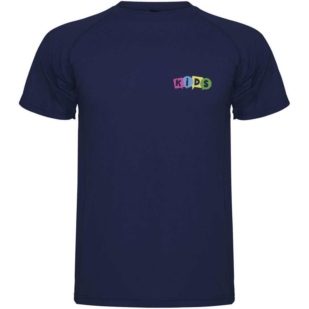 Montecarlo 150 g/m² sportshirt met korte mouwen voor kinderen