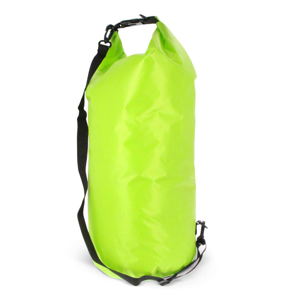 Drybag ripstop 25L IPX6 - bedrukt of onbedrukt verkrijgbaar - lichtgroen