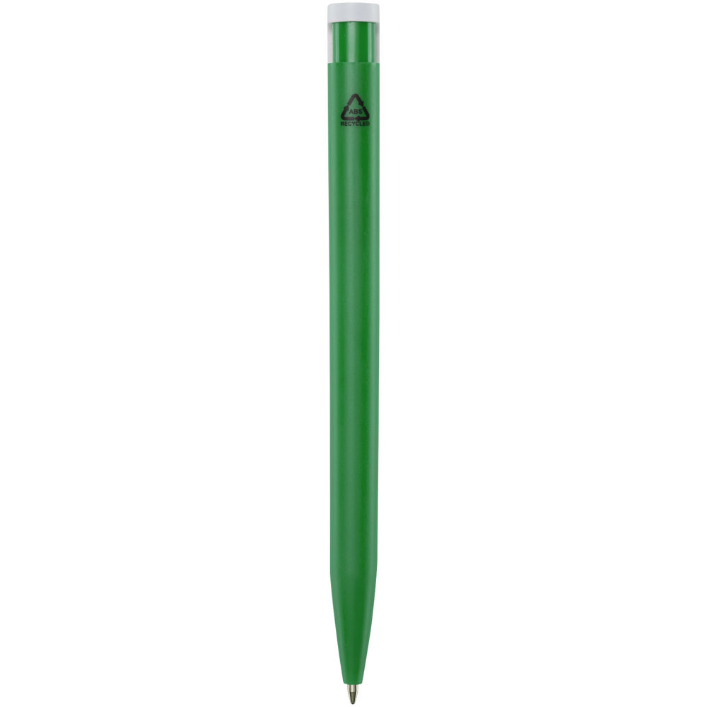 Unix balpen van gerecycled plastic (zwarte inkt)