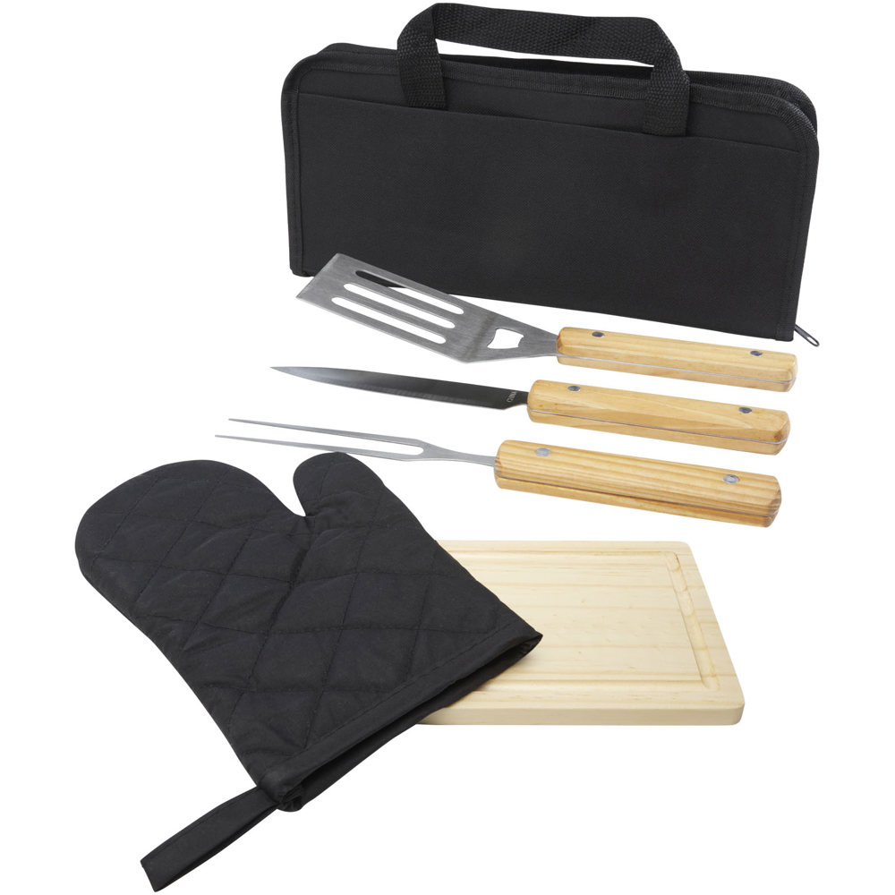 Gratar 5-delige barbecueset - bedrukt of onbedrukt verkrijgbaar