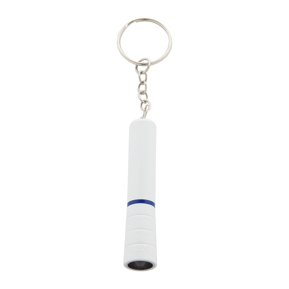 Waipei - mini zaklamp - met logo of onbedrukt bestellen - blauw/wit