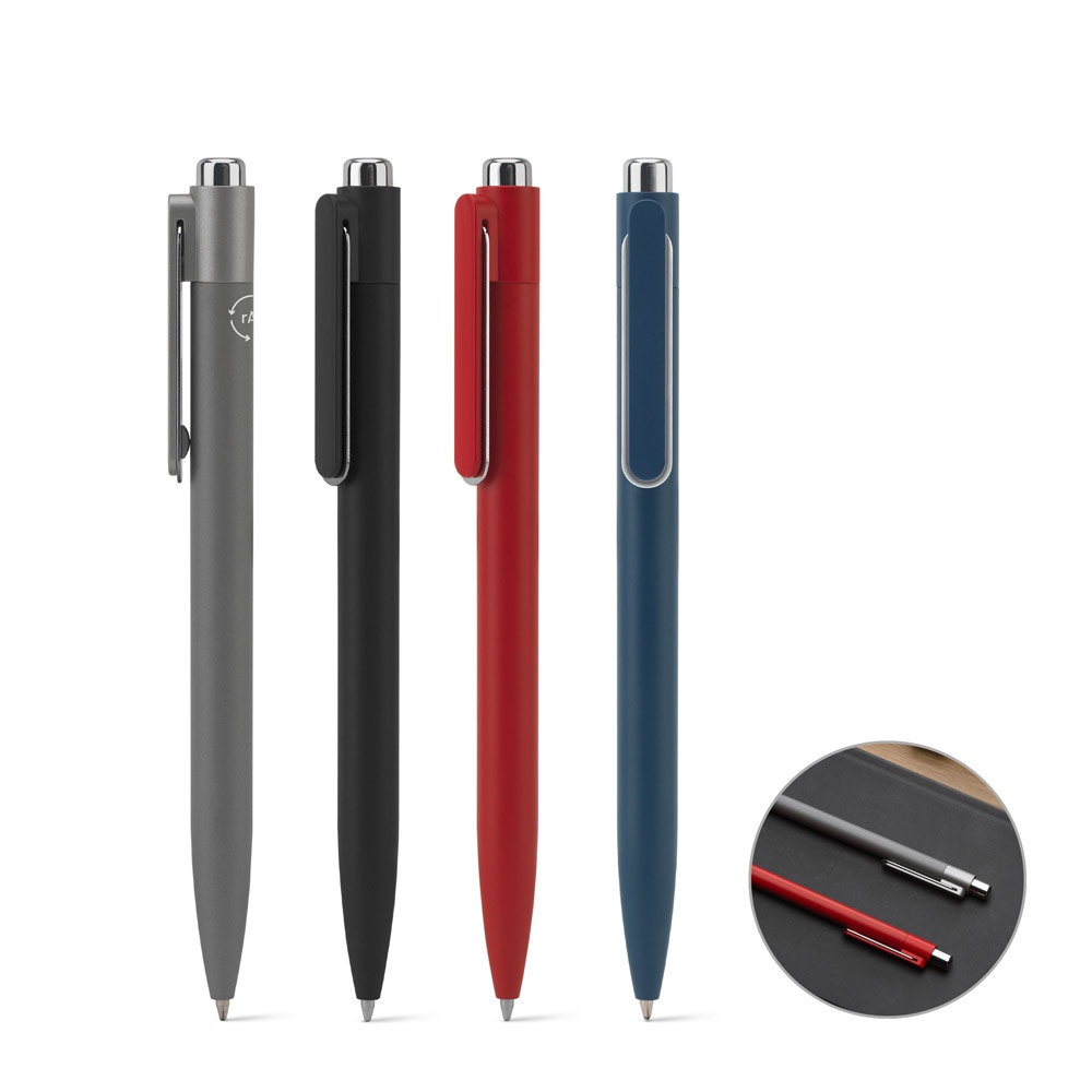 KYLIE. Aluminium balpen (94% gerecycled) met innovatieve clip - met logo of onbedrukt bestellen