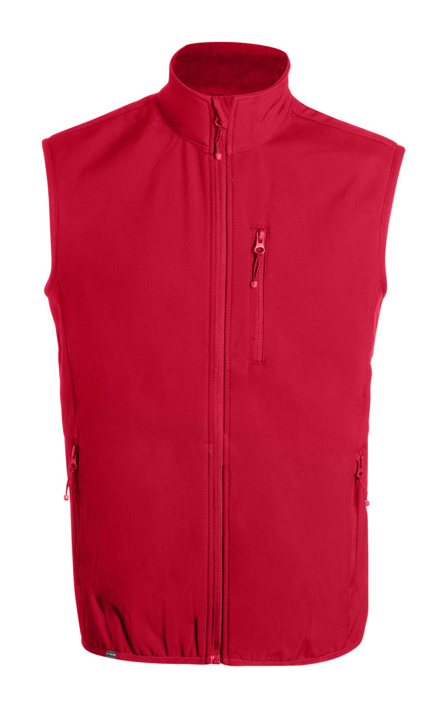 Shelles - RPET softshell vest - met logo of onbedrukt bestellen - Rood