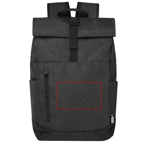 Libra 15,6 inch GRS gerecycled oprolbare laptop rugzak 12L