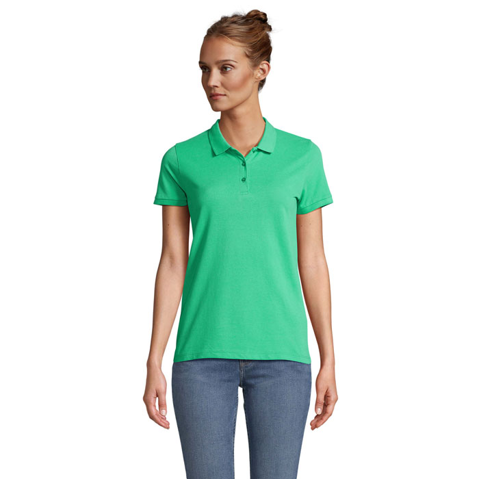 PLANET WOMEN - PLANET DAMES Polo 170g - met logo of onbedrukt bestellen - Lente Groen