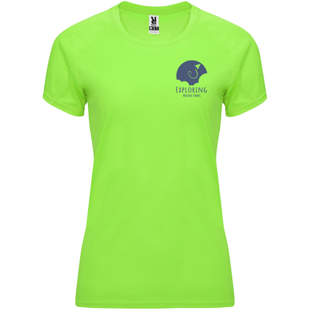 Bahrain 135 g/m² sportshirt met korte mouwen voor dames