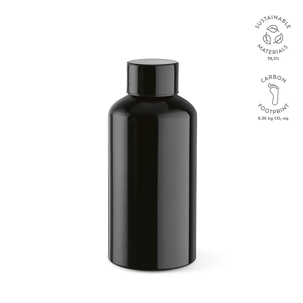Yukon fles gerecycled aluminium 550 ml - kopen of bedrukken - zwart