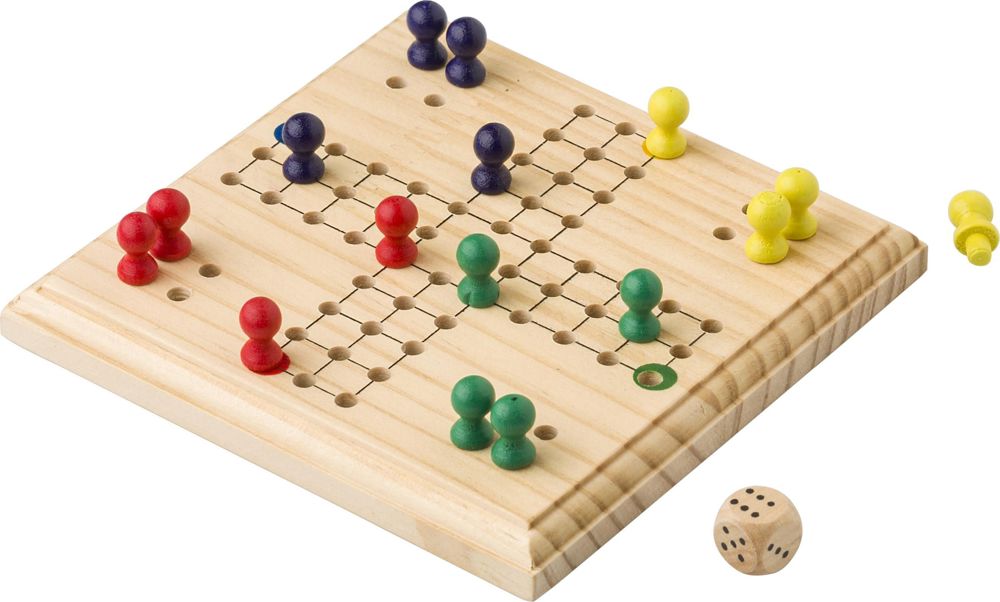 Houten ludo spel Yasir