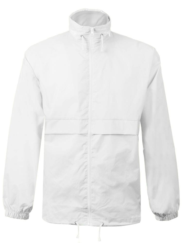 SP Wind kids jas, 75 gr/m² - met logo of onbedrukt bestellen - Wit (WHITE)