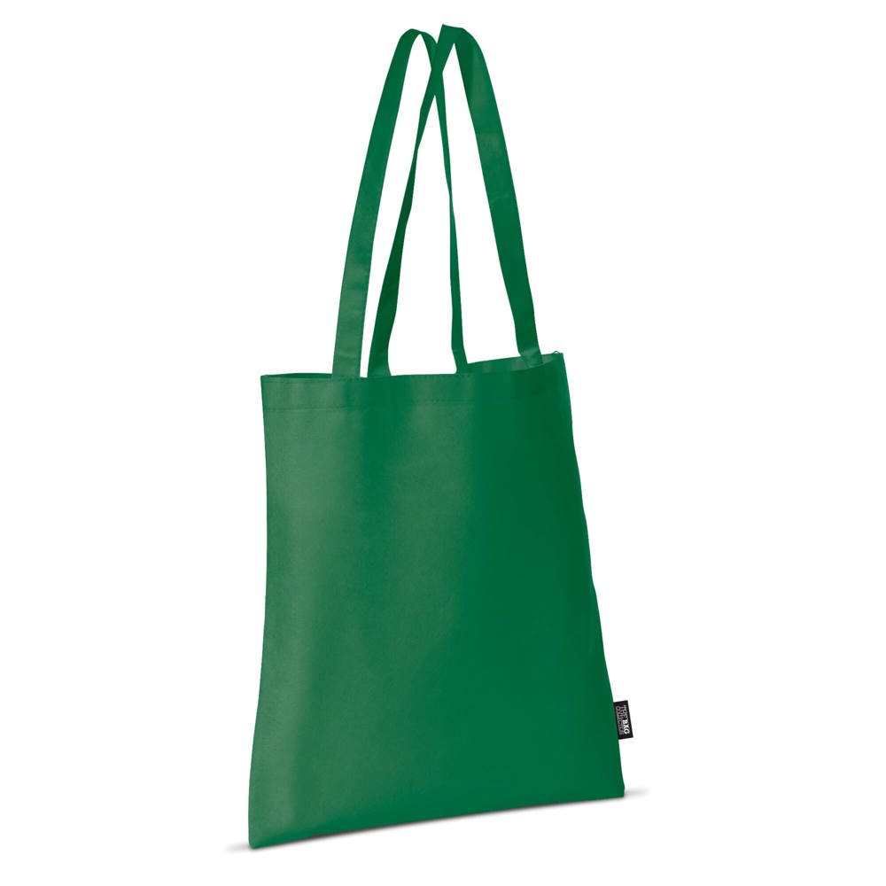 Schoudertas non-woven 75g/m² - bedrukt of onbedrukt verkrijgbaar - Groen