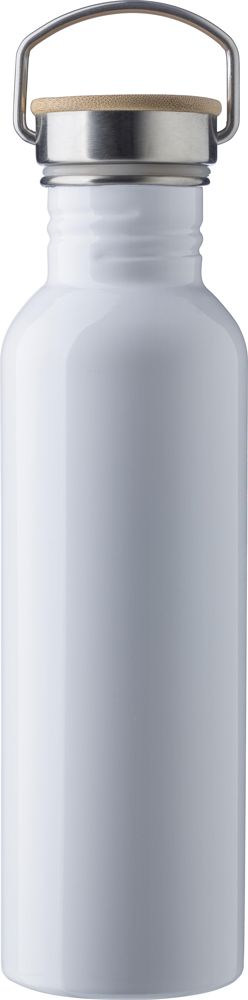 RVS drinkfles Poppy - met logo of onbedrukt bestellen - Wit