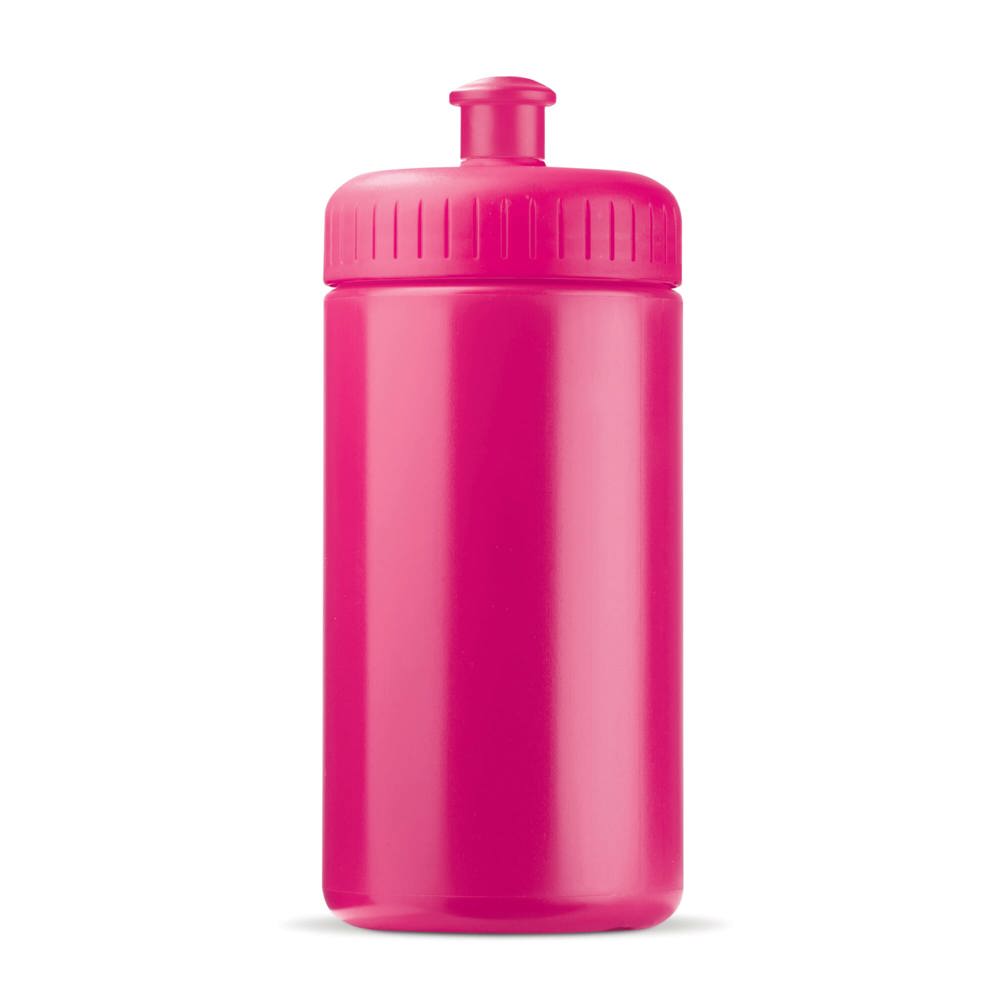 Sportbidon classic 500ml - bedrukt of onbedrukt verkrijgbaar - roze