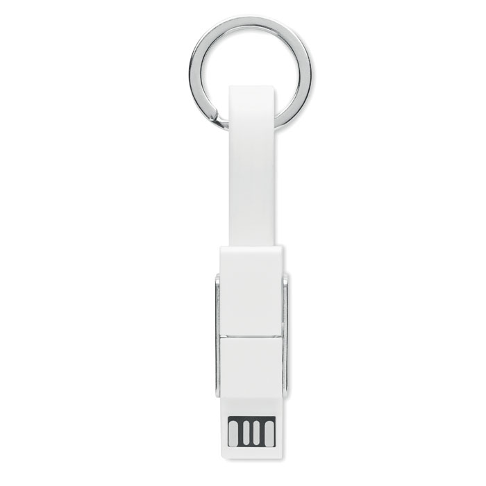 KEY C - Sleutelhanger met 4 in 1 kabel