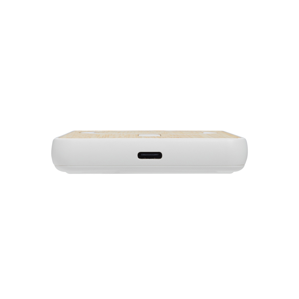 Zen RCS rplastic 5000 mah 5W magnetische bamboe powerbank