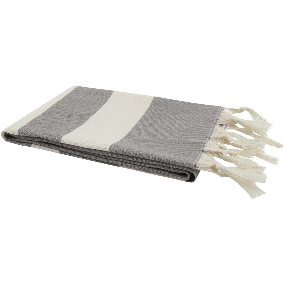 Anders hammam handdoek 147 x 75,5 cm - met logo of onbedrukt bestellen - Zwart