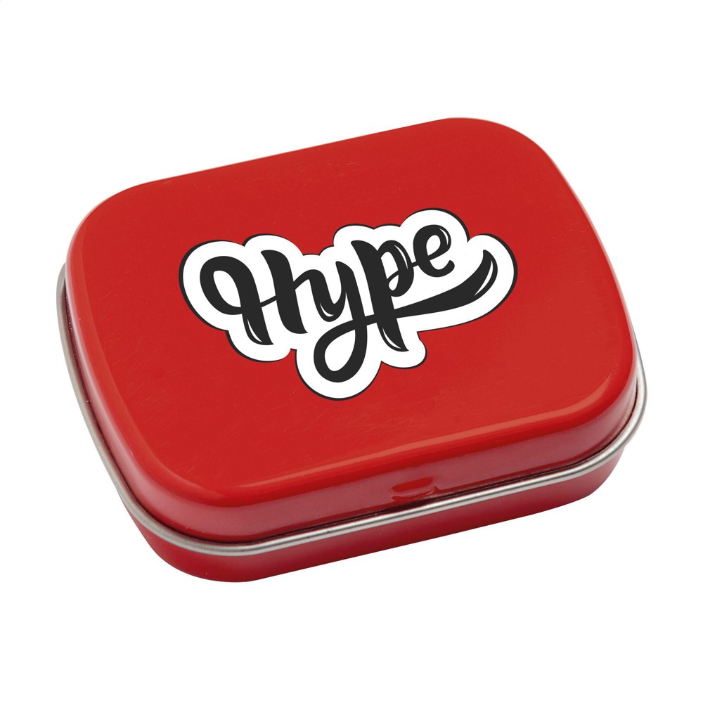 TinBox pepermuntjes - rood (± PMS 185)