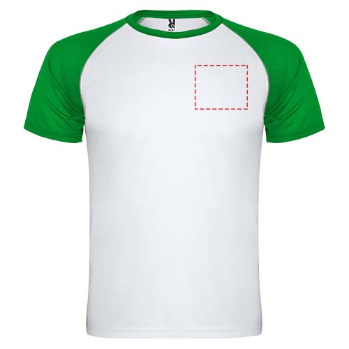 Indianapolis 140 g/m² unisex sportshirt met korte mouwen