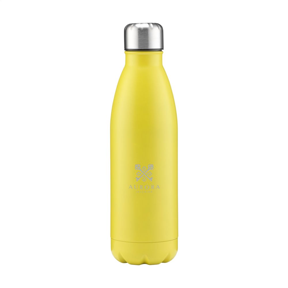 Topflask 750 ml Single Wall drinkfles - voor bedrijven en relatiegeschenken - geel