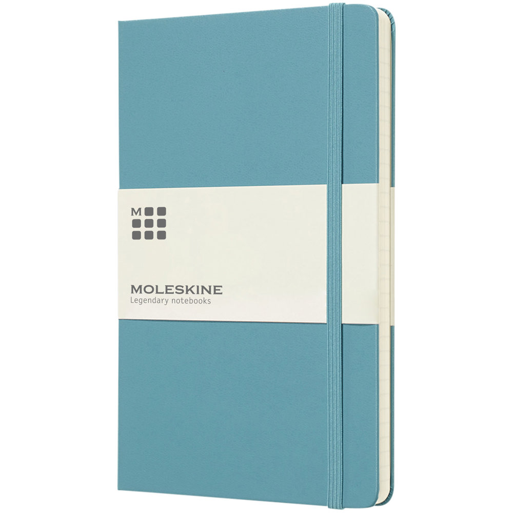 Moleskine Classic L hardcover notitieboek - gelinieerd - kopen of bedrukken - Rifblauw