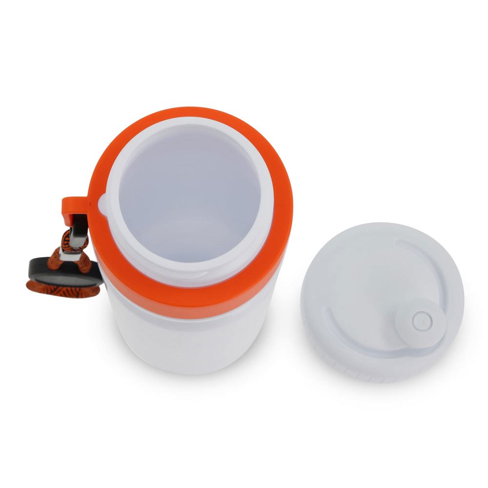 Sportbidon met rand en koord 750ml