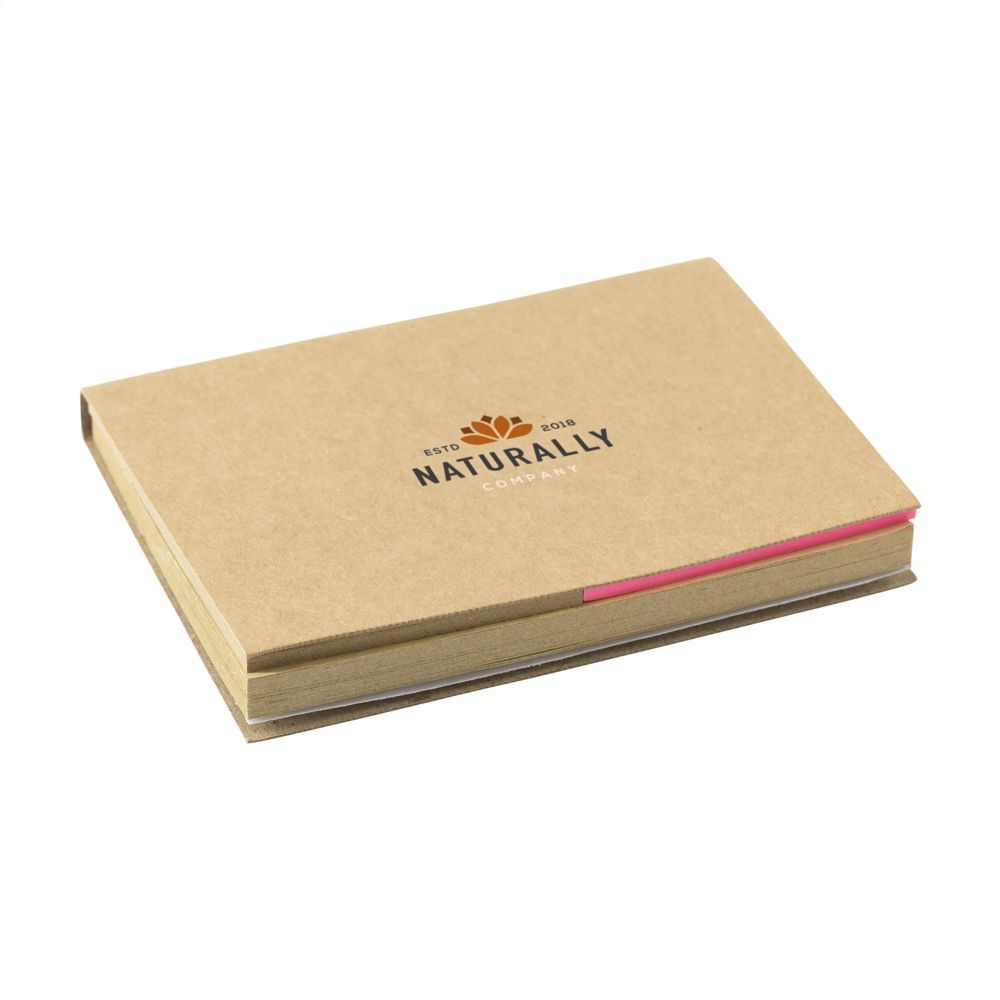 Milk-Carton Recycled StickyMemo memoboekje - met logo of onbedrukt bestellen
