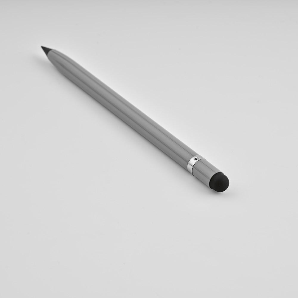 Voltaire Inktloze Pen Gerecycled Aluminium - Zilver