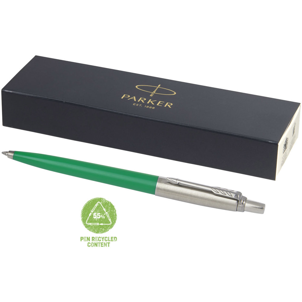 Parker Jotter gerecyclede balpen (zwarte inkt) - voor bedrijven en relatiegeschenken - Groen