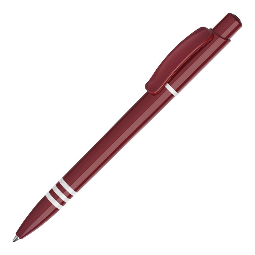 Balpen Tropic Colour hardcolour - voor bedrijven en relatiegeschenken - Donker Rood