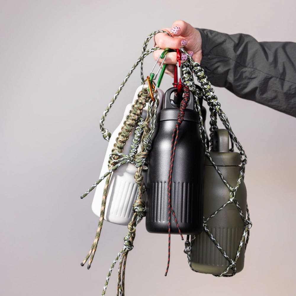 Sagaform Truls stalen fles met handige openklik dop (gerecycled) 500 ml